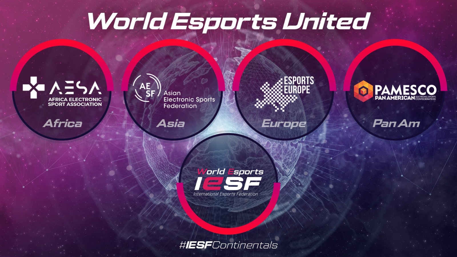 IESF CONTINUES TO UNITE THE WORLD OF ESPORTS WITH ACCEPTANCE OF THREE NEW CONTINENTAL FEDERATIONS